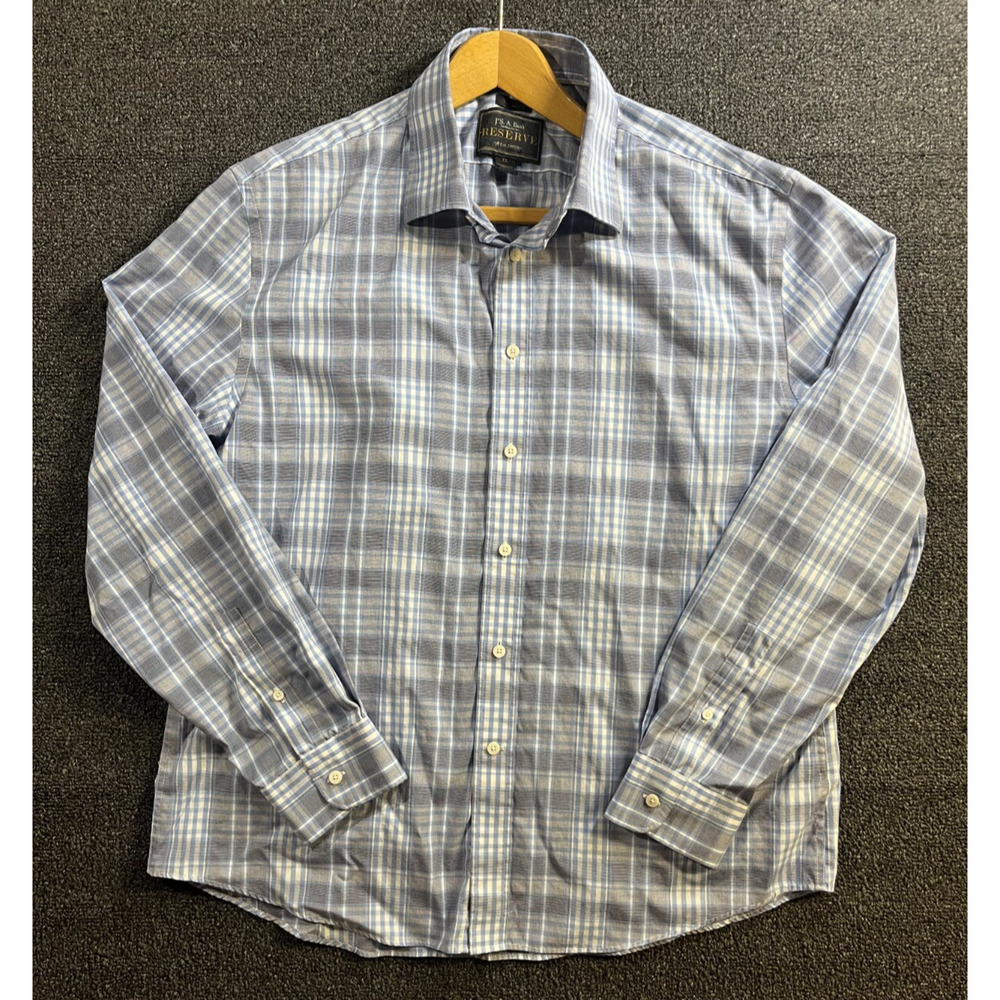Jos. A. Bank Reserve‎ 100% Egyptian Cotton Tailored Dress Shirt Men Sz XL